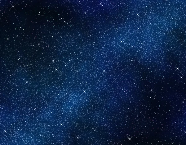 スペースまたは夜夜空の星 — ストック写真
