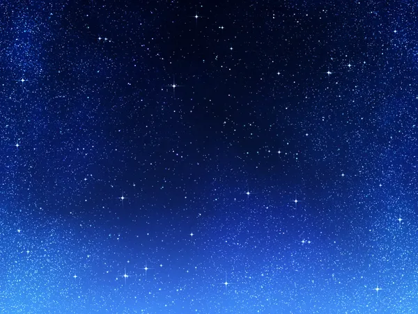 Hvězdy v prostoru nebo noční obloha — Stock fotografie