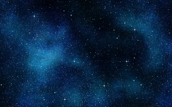Gwiazdy w przestrzeni lub w nocy niebo — Zdjęcie stockowe