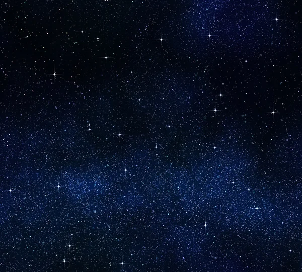 Boşluk veya gece gökyüzünde yıldızlar — Stok fotoğraf