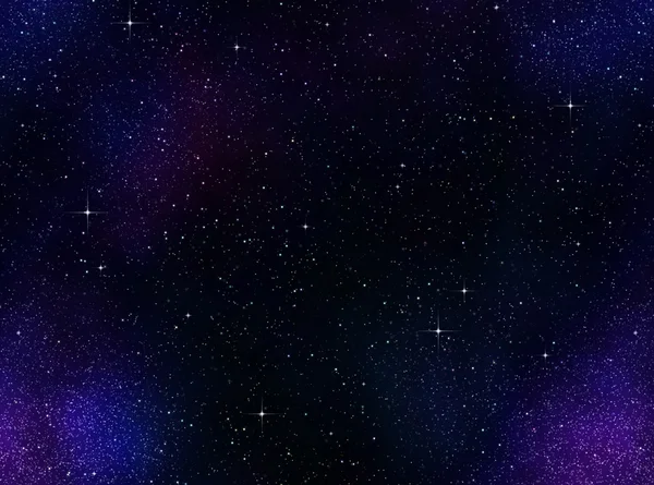 Stjärnor i rymden eller natt himlen — Stockfoto