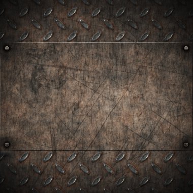 Grunge rusty metal background clipart
