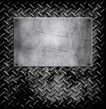 Diamond plate metal texture clipart