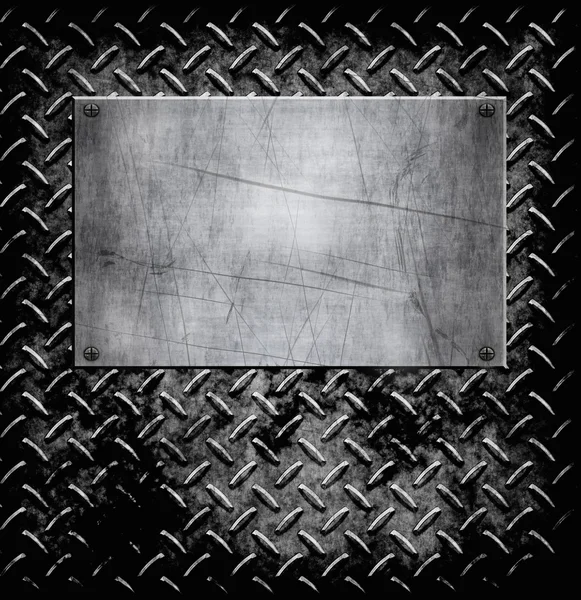 Plaque de diamant texture métallique — Image vectorielle