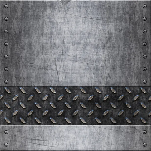 Ancienne texture de fond métallique — Image vectorielle
