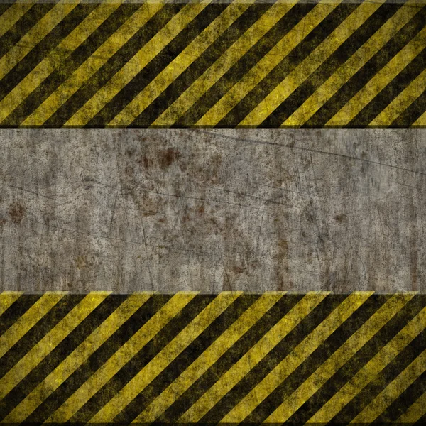 Vieux mur de grunge avec signe de danger — Image vectorielle