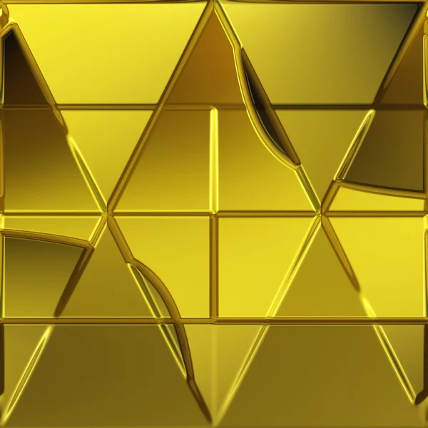 幾何学的なゴールドの背景 — ストックベクタ