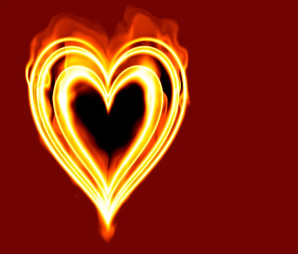 Une passion brûlante — Image vectorielle
