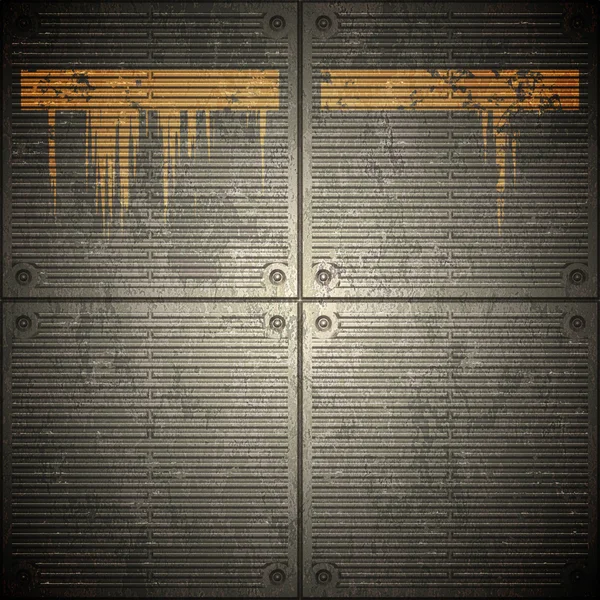 Grunge metall vägg bakgrund — Stock vektor