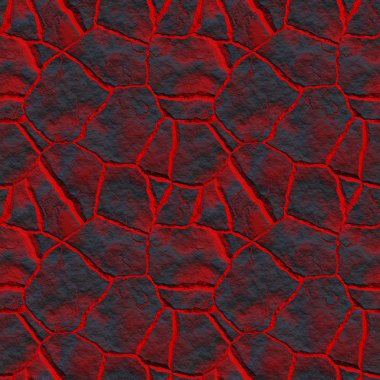 Lava through the cracks clipart