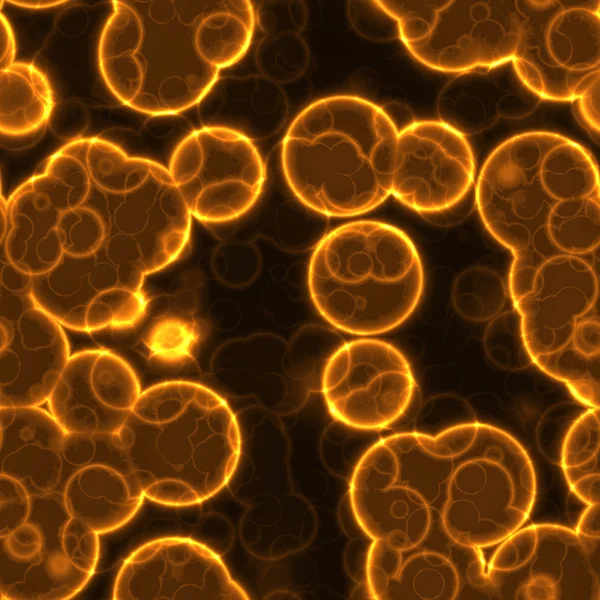 Cells under microscope — Stock Vector