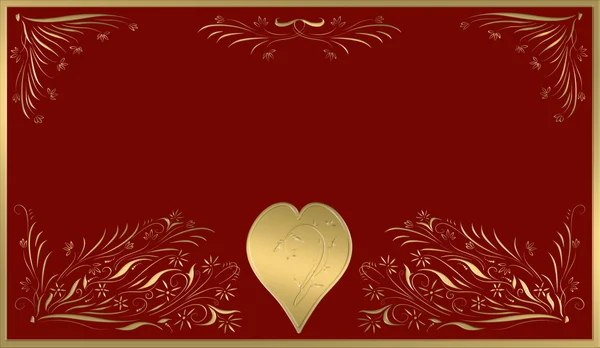Valentine card — Vector de stoc