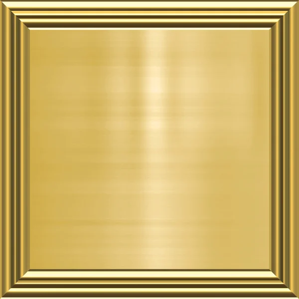Gold background in frame — Stock Vector