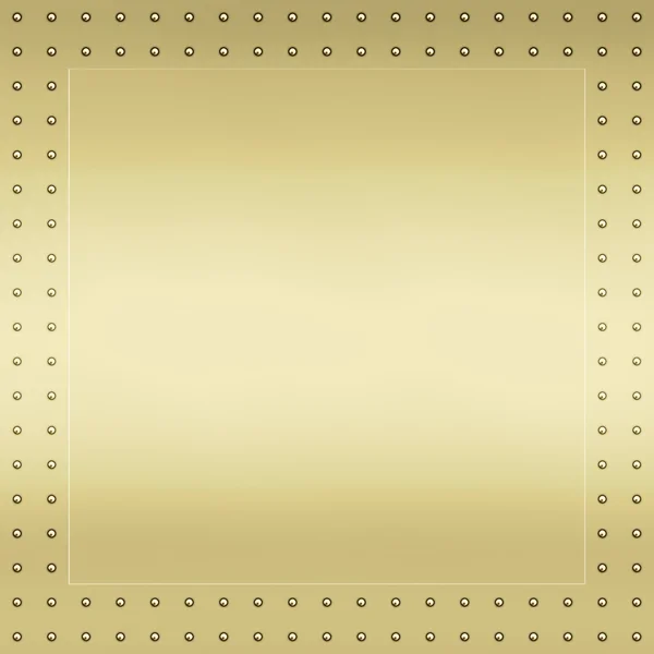 金色の金属製のバック グラウンド テクスチャ — ストックベクタ
