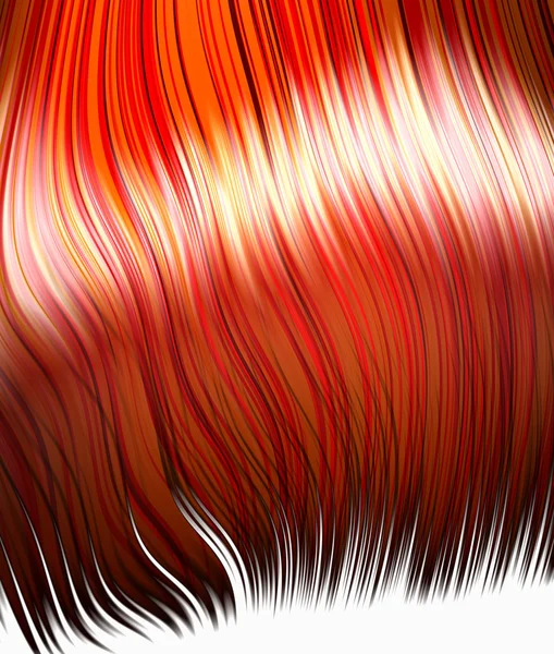 Cheveux orange — Image vectorielle