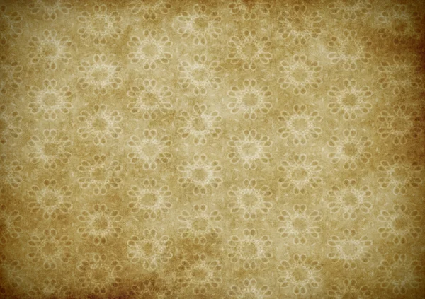 Alte florale Tapete Hintergrund — Stockvektor
