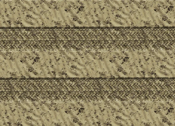 Pistes de sable — Image vectorielle