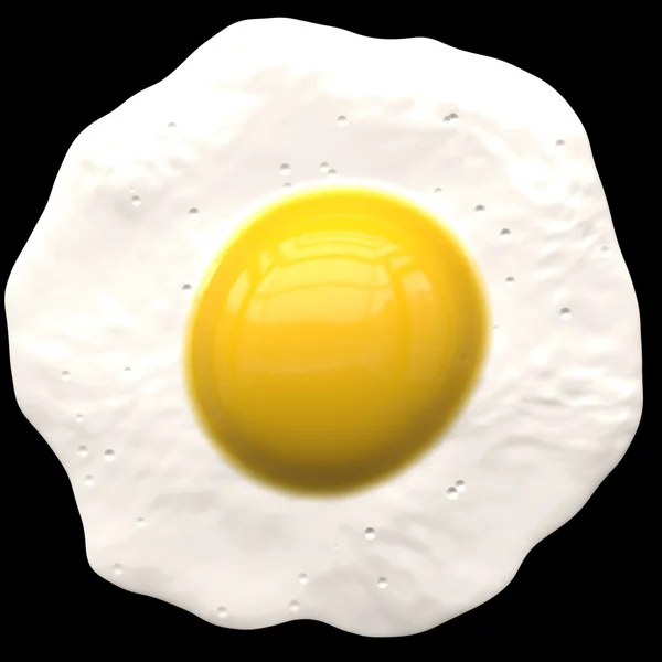 Жареное яйцо — стоковый вектор