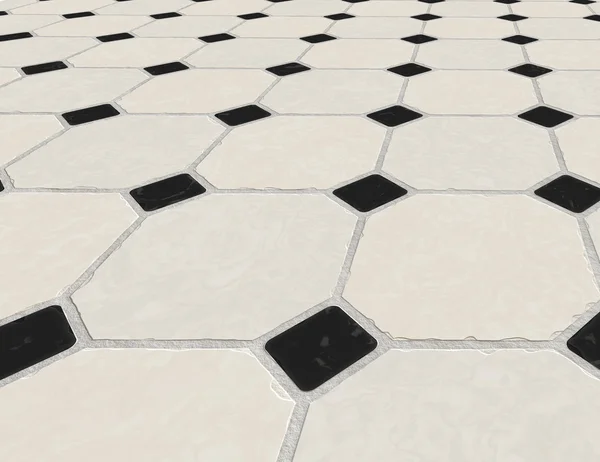 Marble tiled floor — Stock Vector