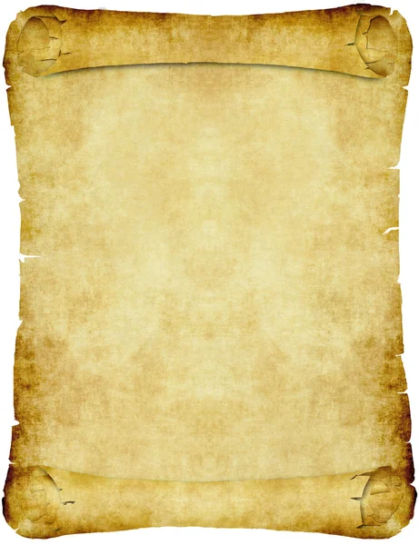 Vintage parchment paper scroll — Stock Vector