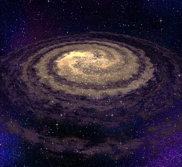 Galaxy i rymden — Stock vektor