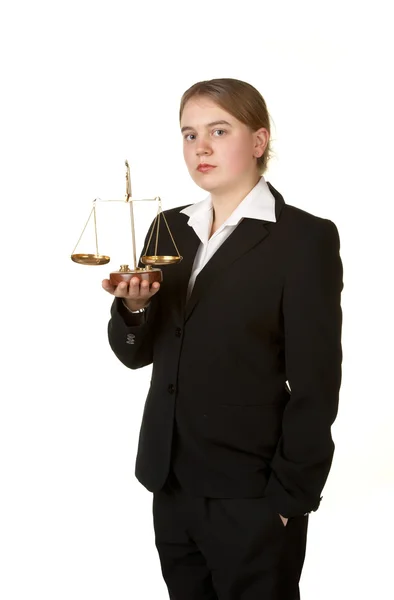 Jonge vrouwelijke advocaat — Stockfoto
