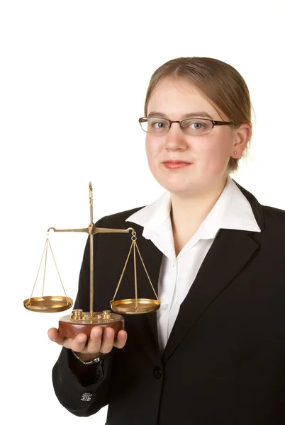 Junge Rechtsanwältin — Stockfoto