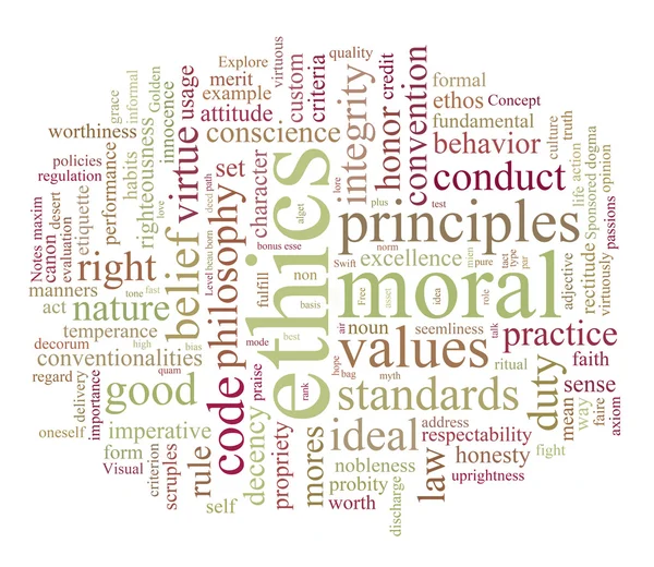 Etika a morales — Stock fotografie