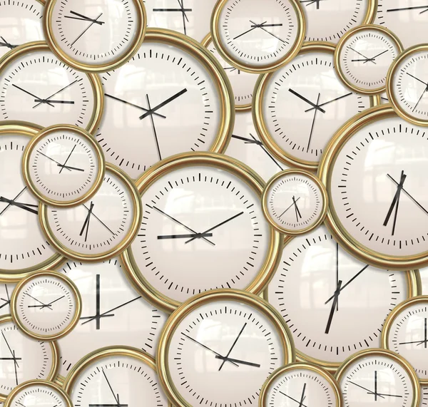 Uhren und Uhrzeit Hintergrund — Stockfoto