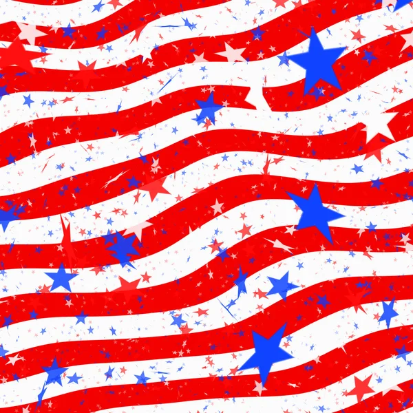 Abstract stars and stripes us flag — Stock Photo, Image
