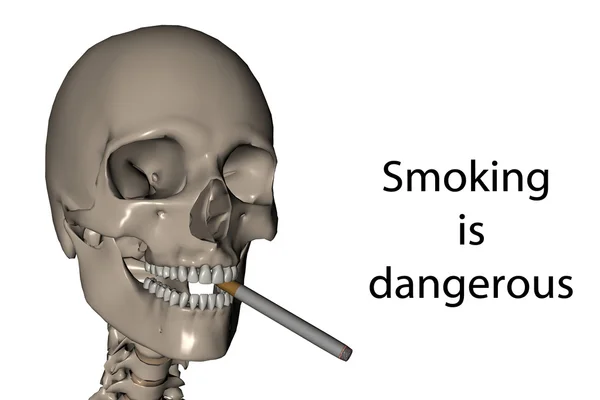 Smoking is dangerous — Stock Photo, Image