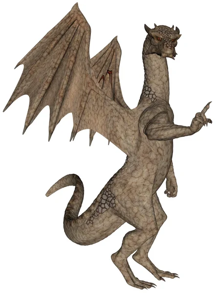 Каменный дракон — стоковое фото