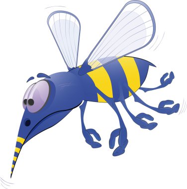 The bee clipart