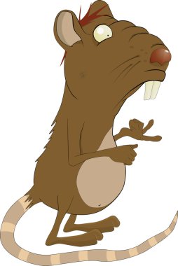 My favorite rat from a fairy tale clipart