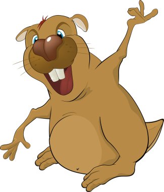 The beaver clipart