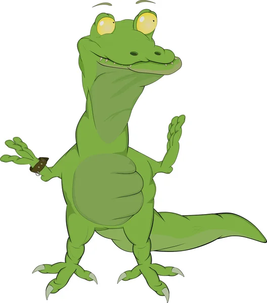 Crocodile joyeux — Image vectorielle