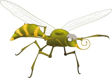 Terrible mosquito clipart