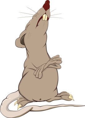 Proud rat clipart