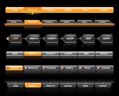 Web Navigation Templates clipart