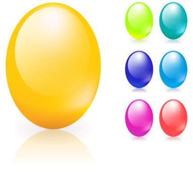 Easter eggs clipart