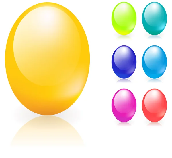 Easter telur - Stok Vektor
