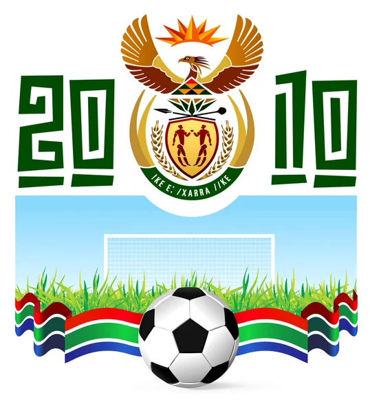Чемпионат мира в ЮАР 2010 — стоковый вектор