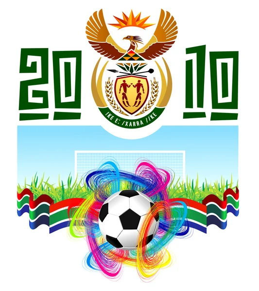 Weltmeisterschaft in Südafrika 2010 — Stockvektor