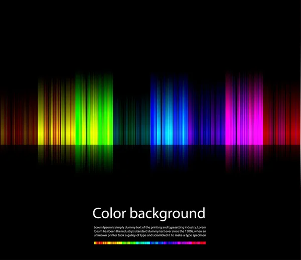 Ligne de fond colorée abstraite — Image vectorielle