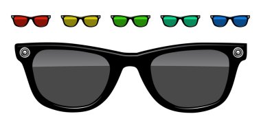 Sunglasses vector illustration clipart