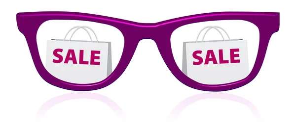 Vector venda óculos de sol ícone —  Vetores de Stock