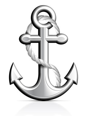 Anchor and Rope clipart