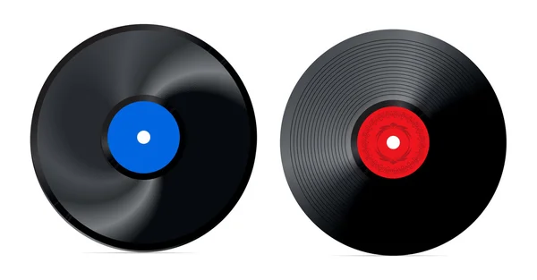 Retro vinyl záznam - vektor — Stockový vektor