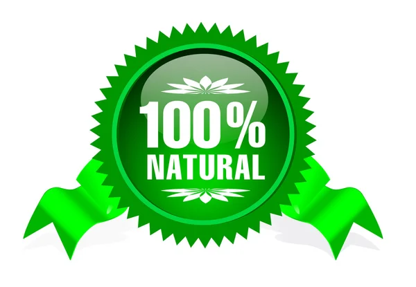 Étiquette pour produits naturels — Image vectorielle