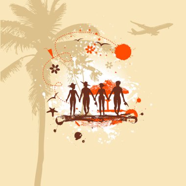 Summer vacations clipart